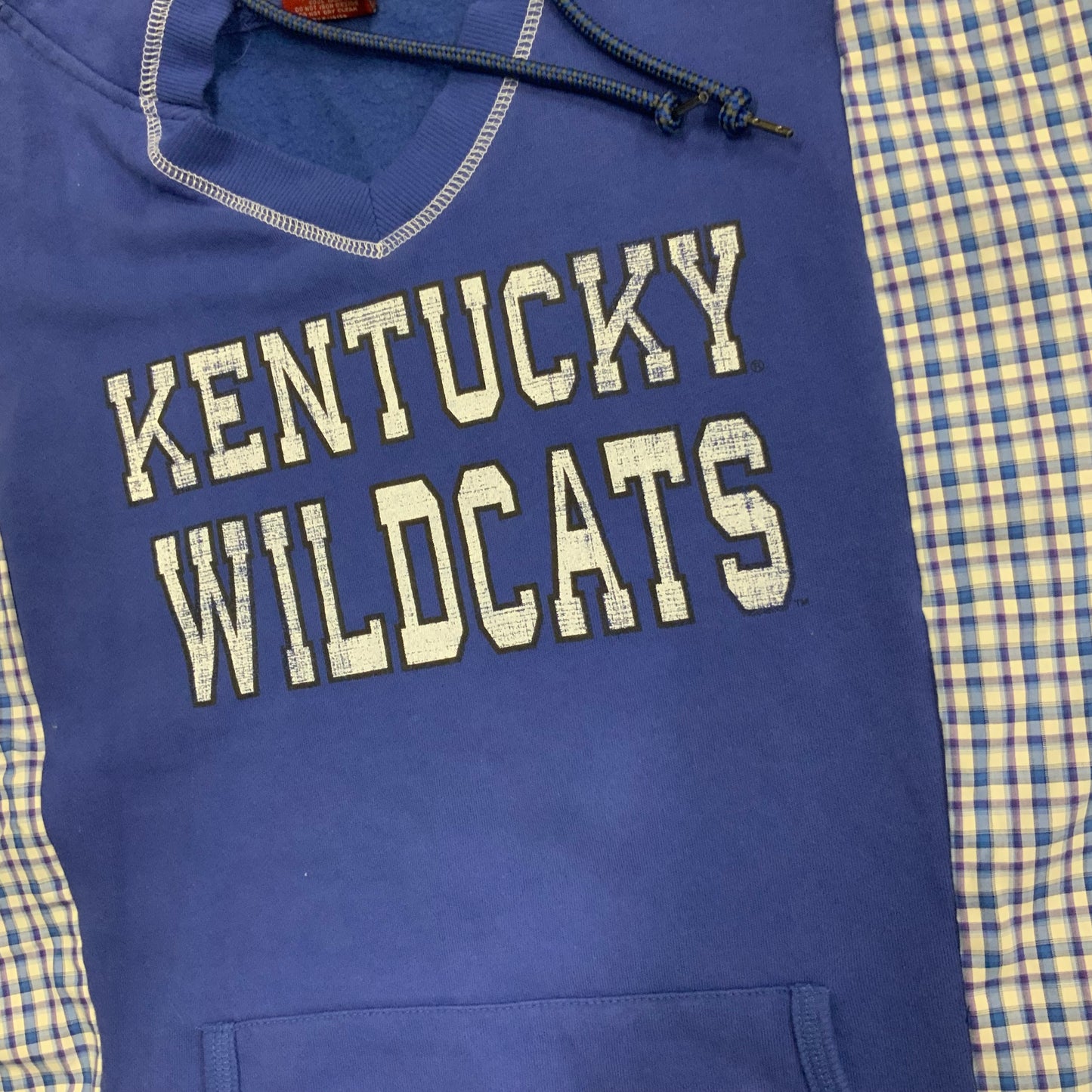 Upcycled OOAK Kentucky Wildcats Hoodie