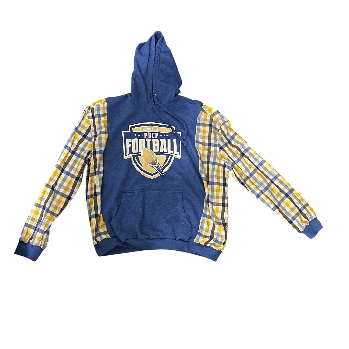 Upcycled OOAK Bethlehem Prep Football Hoodie