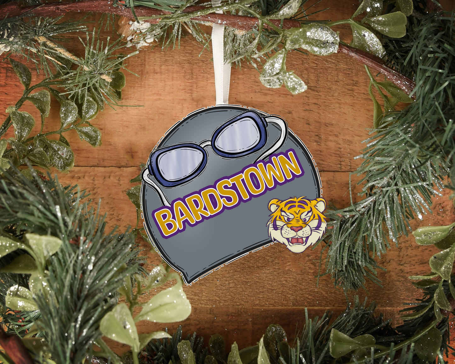 Bardstown Tigers Swim Ornament