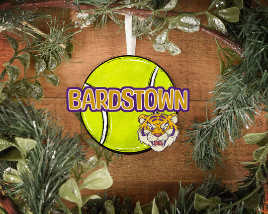 Bardstown Tigers Tennis Ornament