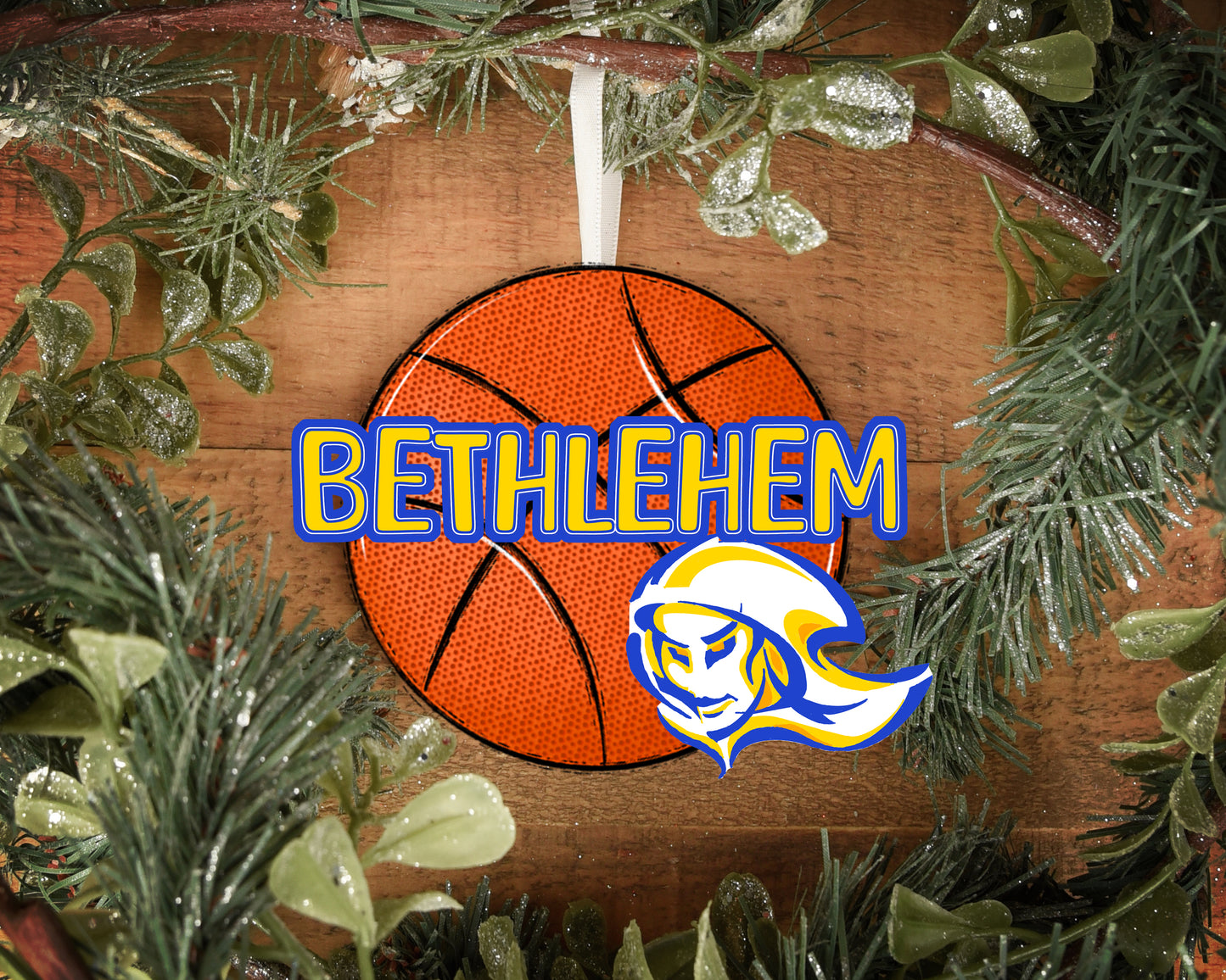 Bethlehem Banshees Basketball Ornament