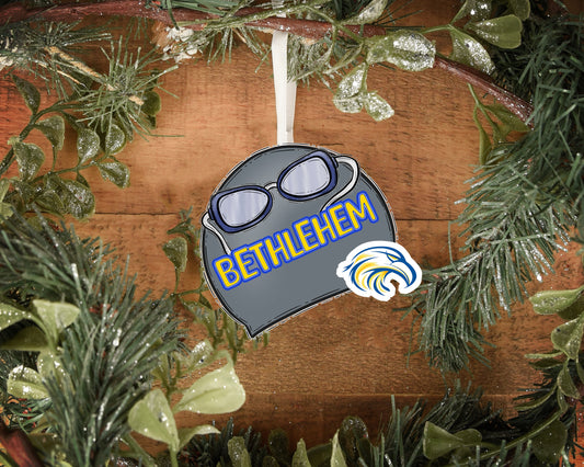 Bethlehem Eagles Swim Ornament