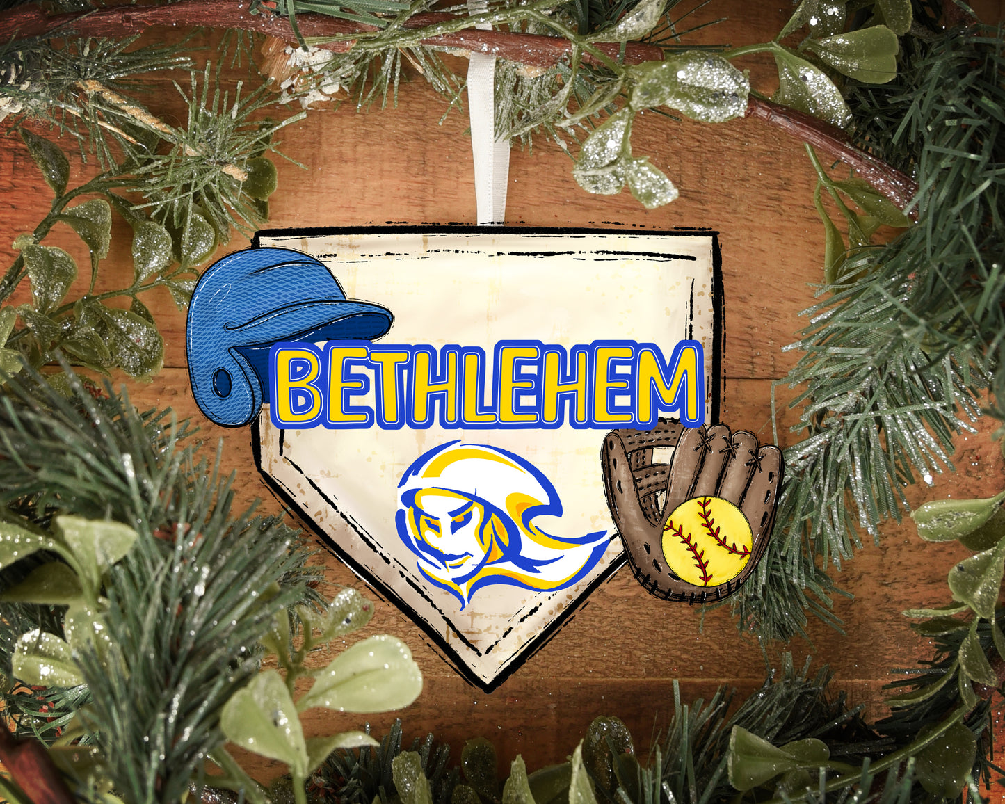 Bethlehem Banshees Softball Ornament