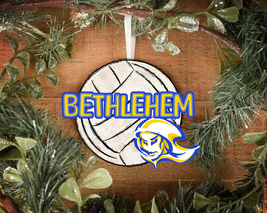 Bethlehem Banshees Volleyball Ornament