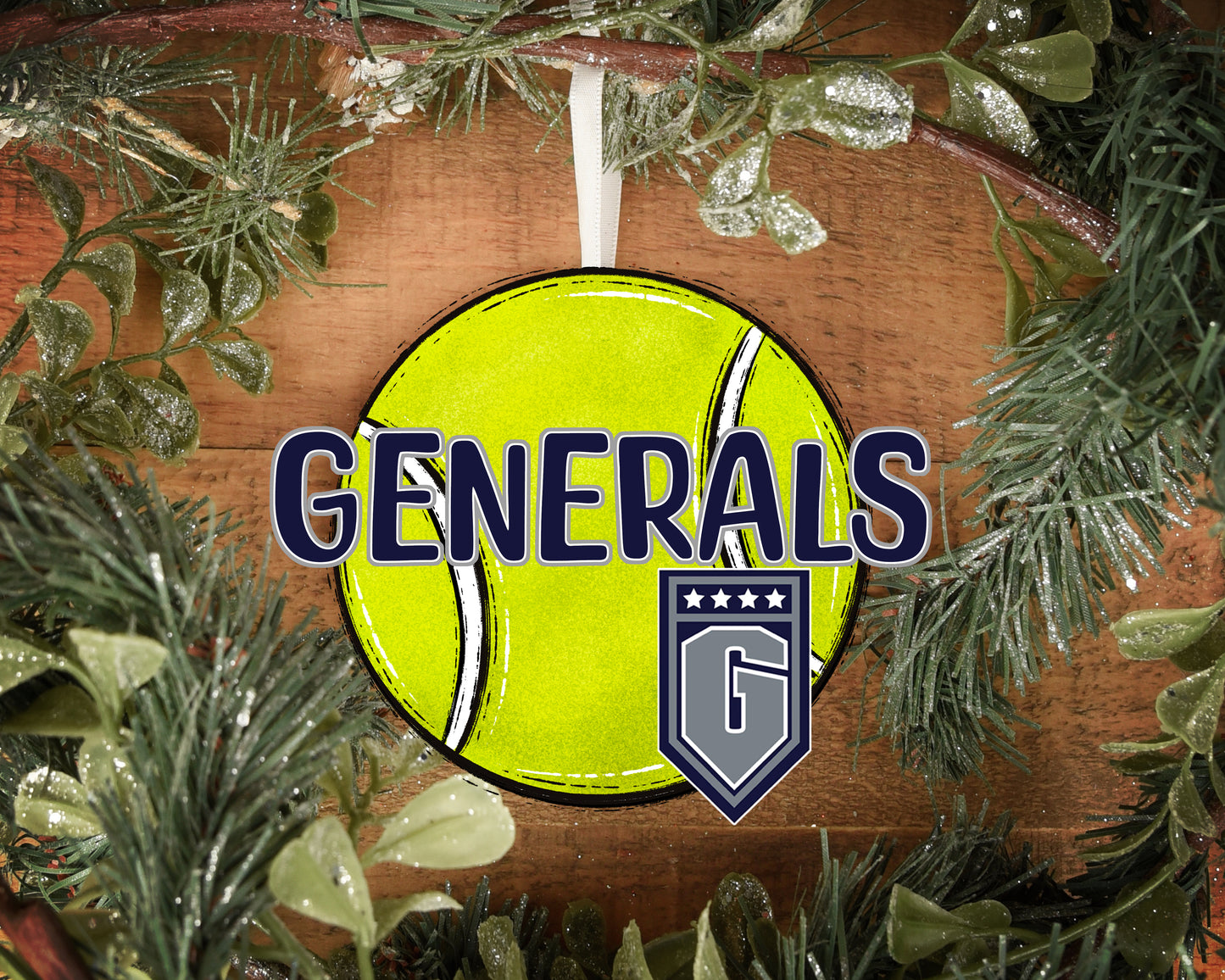 Thomas Nelson Generals Tennis Ornament