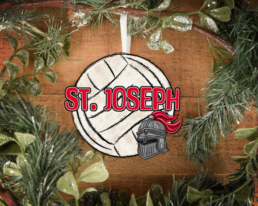 St. Joe Volleyball Ornament