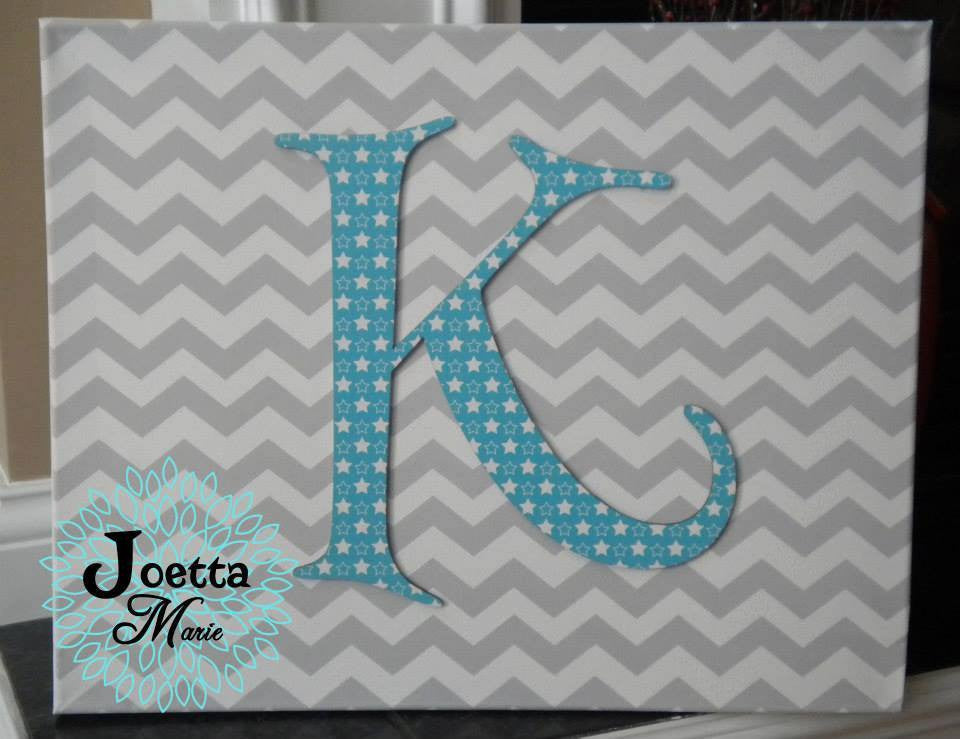 Monogram on Canvas